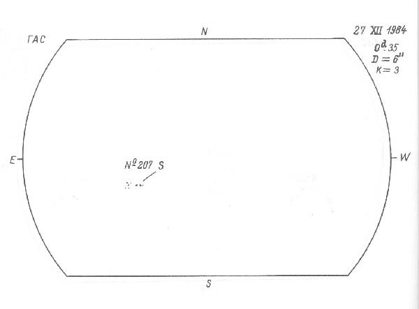 Magnetic observation is not available