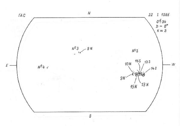 Magnetic observation is not available