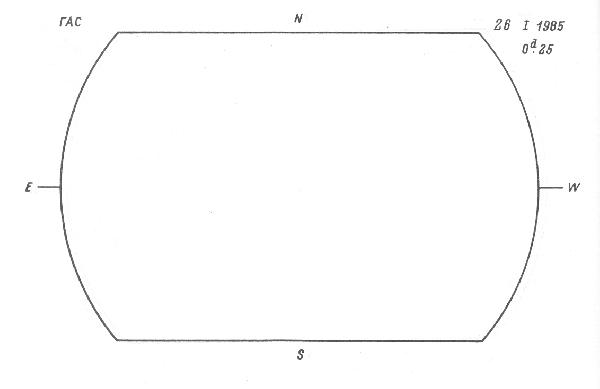 Magnetic observation is not available