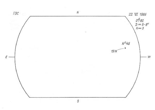 Magnetic observation is not available