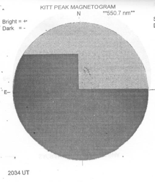 Magnetic observation is not available